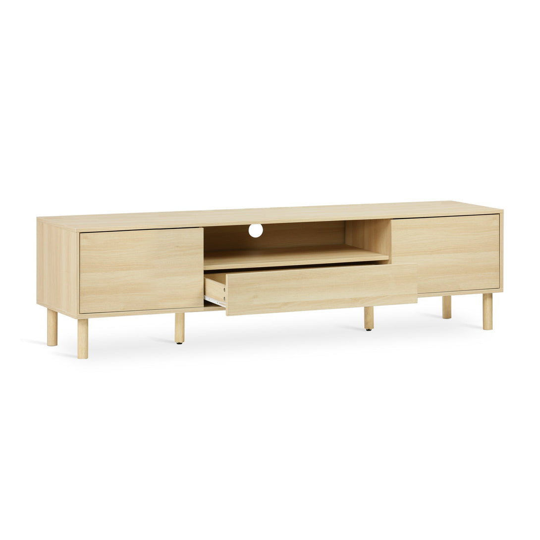 Custer 1.8m Entertainment Unit - Oak