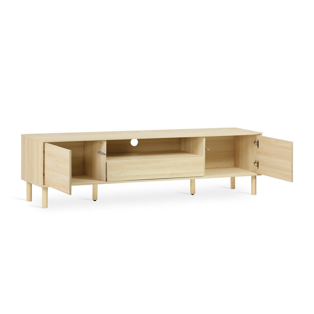 Custer 1.8m Entertainment Unit - Oak
