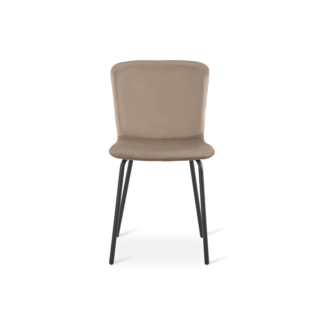 Darius Velvet Dining Chairs - Set of 4 - Taupe