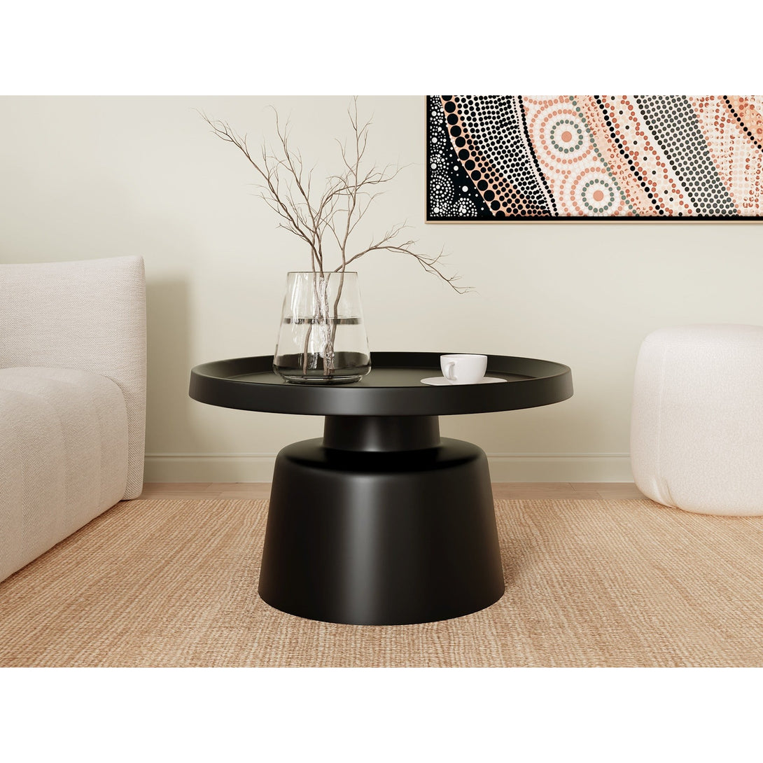 Tawny 2 Piece Coffee Table Set - Black + White