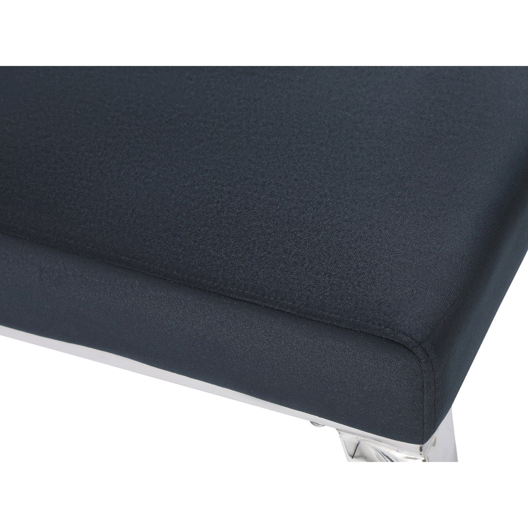 Alba Velvet Dining Chairs - Set of 4 - Charcoal