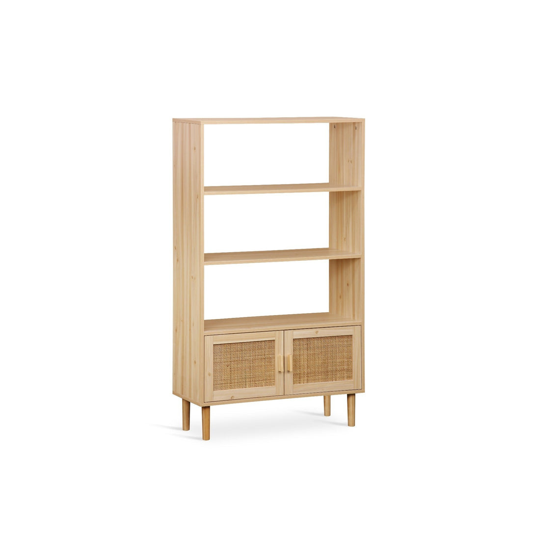 Gila Rattan Bookshelf Display Shelf - Natural