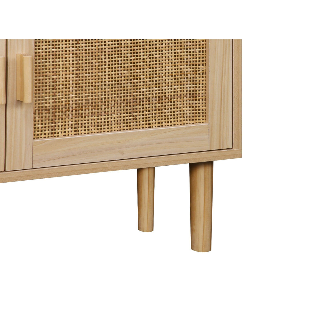 Gila Rattan Bookshelf Display Shelf - Natural