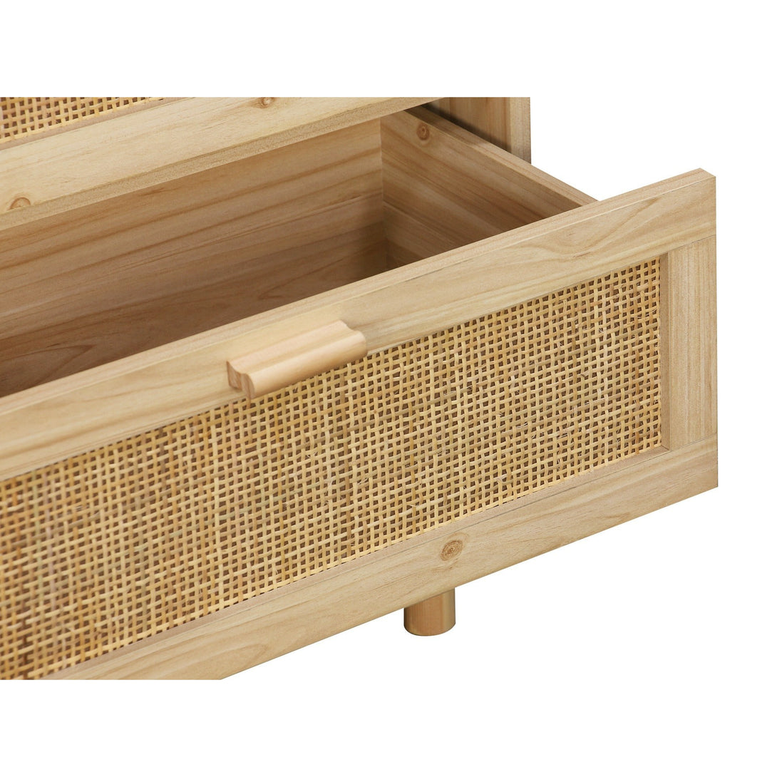 Gila Rattan 6 Drawers Lowboy - Natural