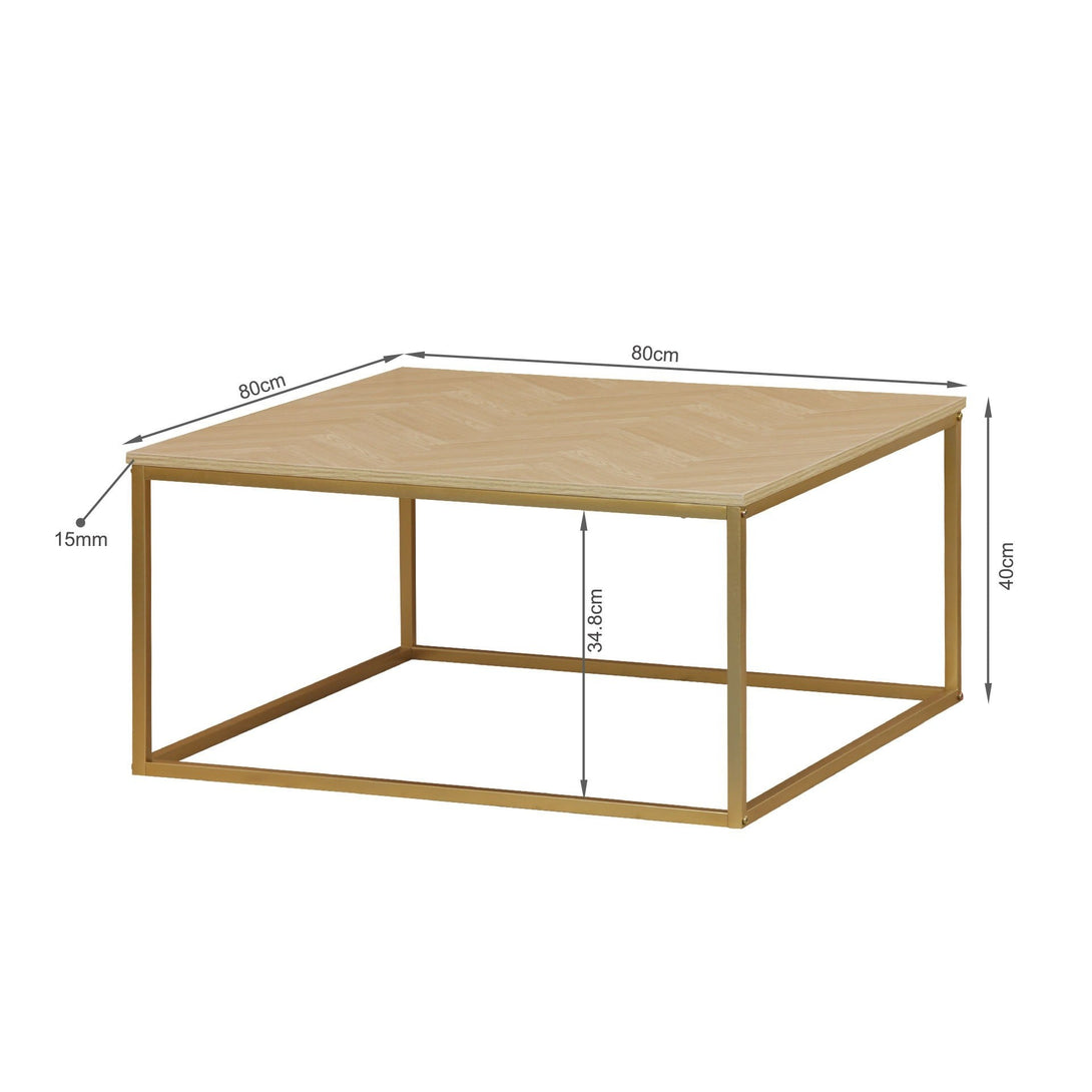 Mesa Rectangular Coffee Table - Natural