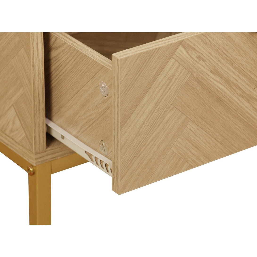 Mesa Bedside Table - Natural