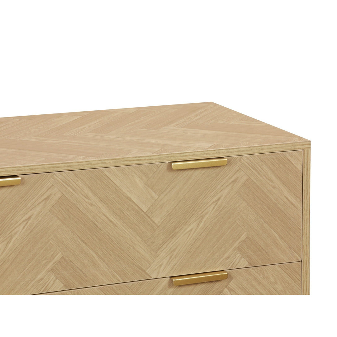 Mesa 4 Drawers Tallboy - Natural
