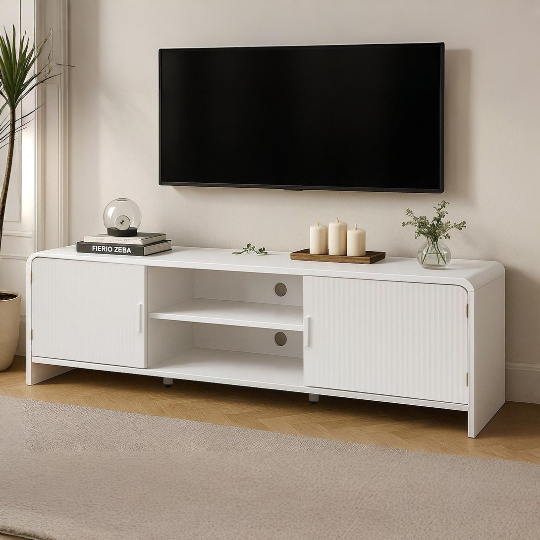 Cannock 1.6m Entertainment Unit - White