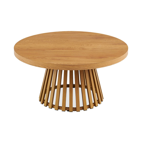 Yardley Round Coffee Table 90cm - Oak