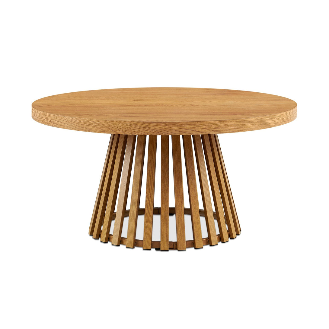 Yardley Round Coffee Table 90cm - Oak