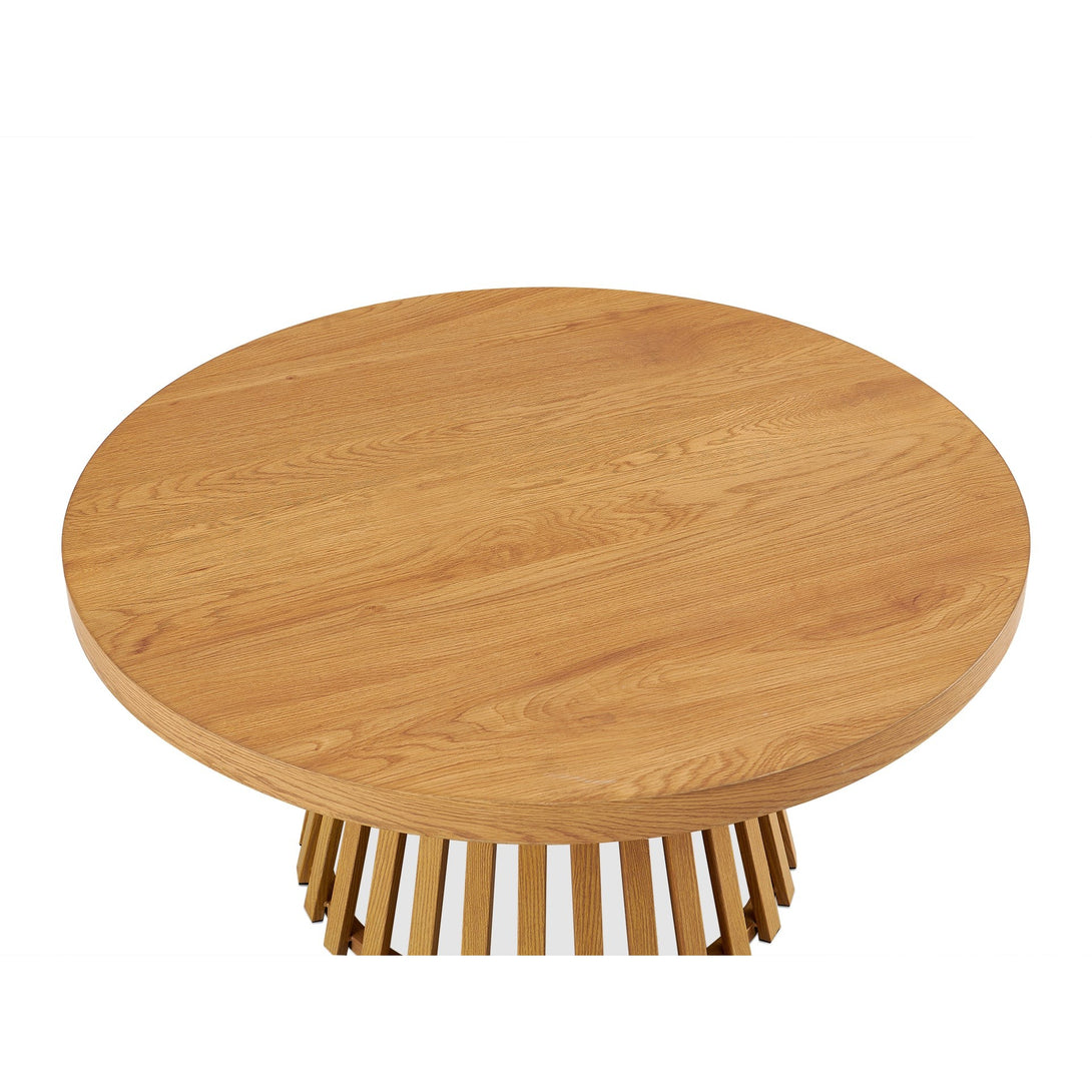 Yardley Round Coffee Table 90cm - Oak