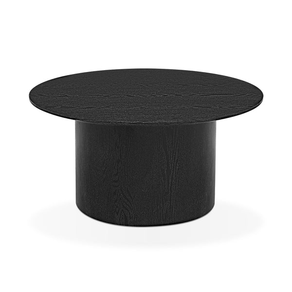 Adley Round Coffee Table 90cm - Black