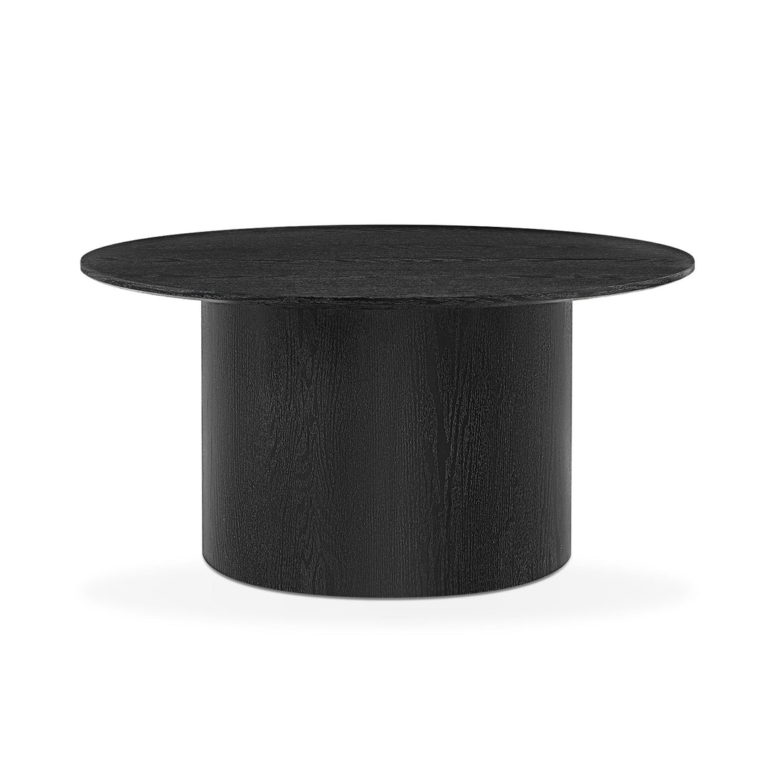 Adley Round Coffee Table 90cm - Black