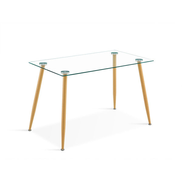 Fen Tempered Glass Dining Table 120 x 70cm