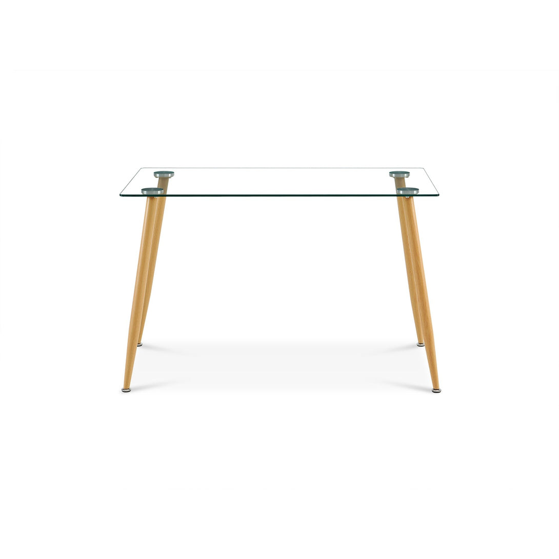 Fen Tempered Glass Dining Table 120 x 70cm