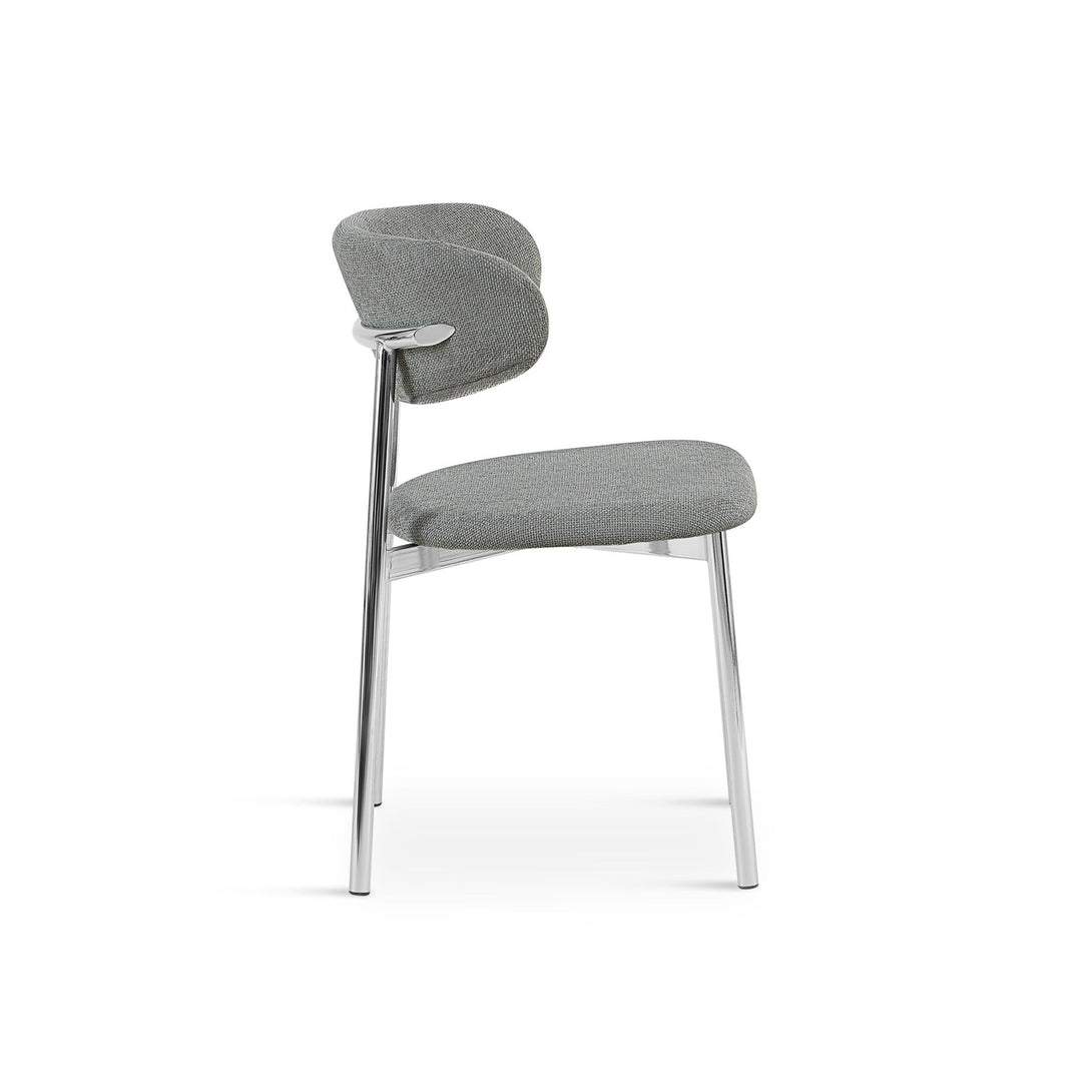 Onyx Fabric Dining Chair - Set of 4 - Grey