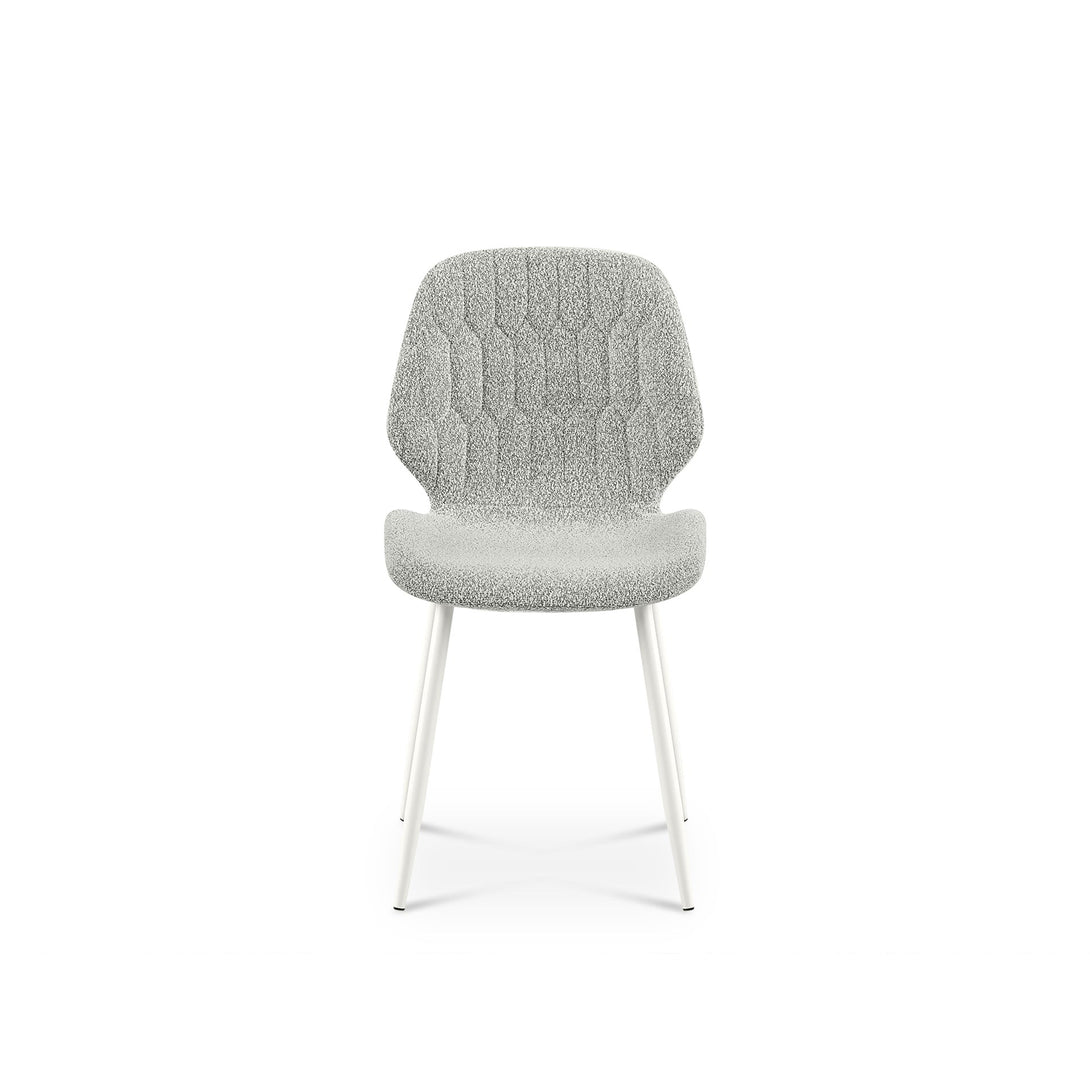River Fabric Dining Chair - Set of 4 - Light Grey