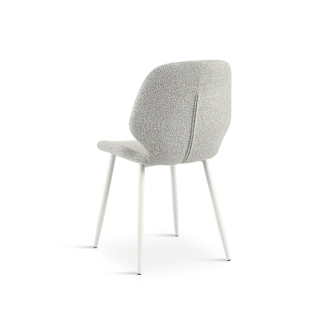 River Fabric Dining Chair - Set of 4 - Light Grey
