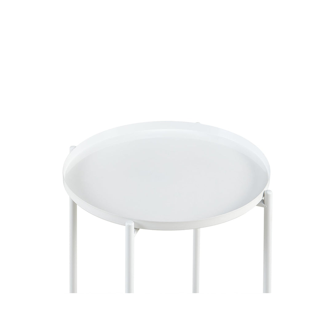 Xenia Round Coffee Table - White