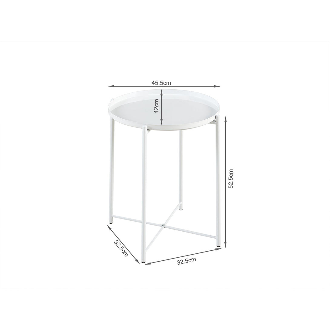 Xenia Round Coffee Table - White