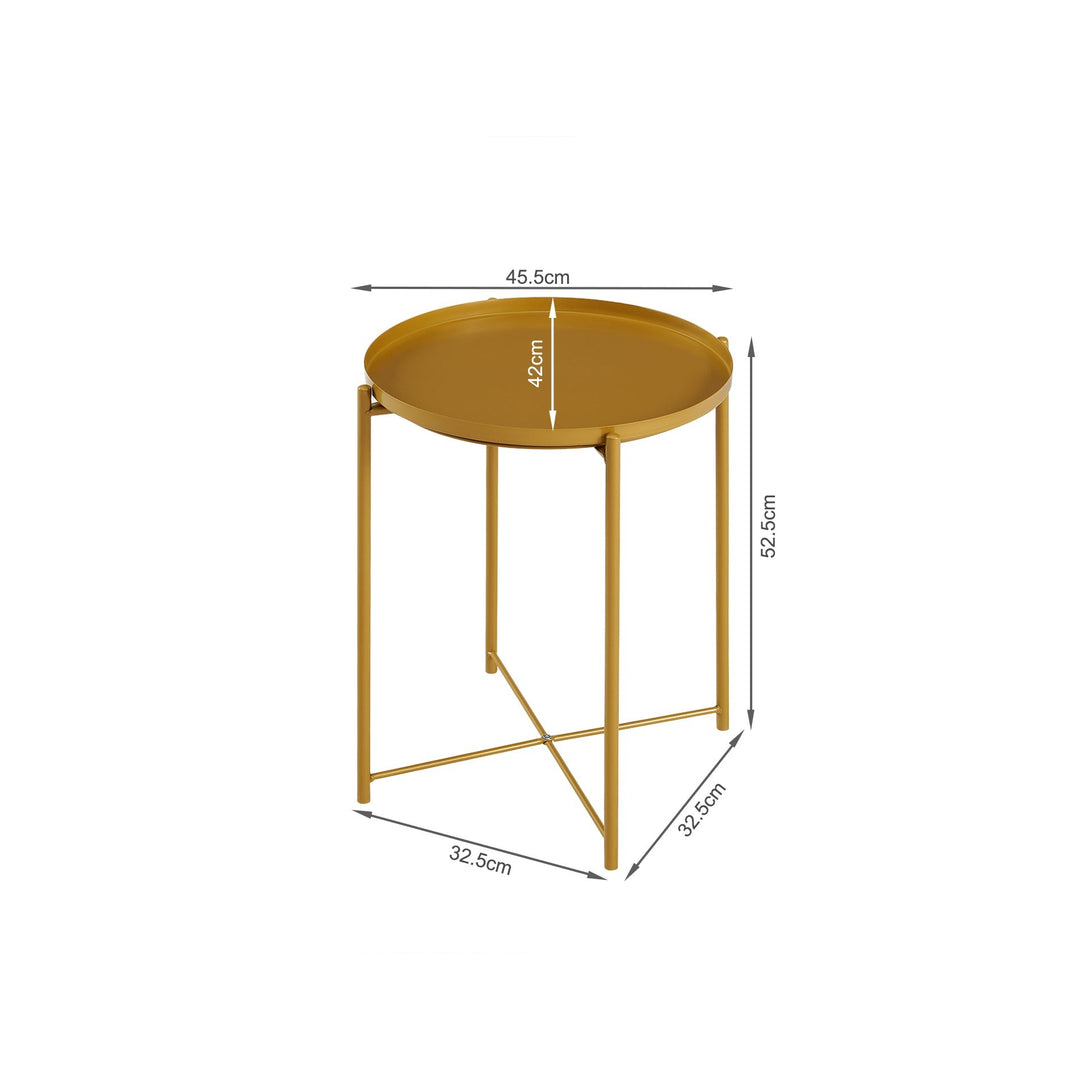 Xenia Round Coffee Table - Yellow