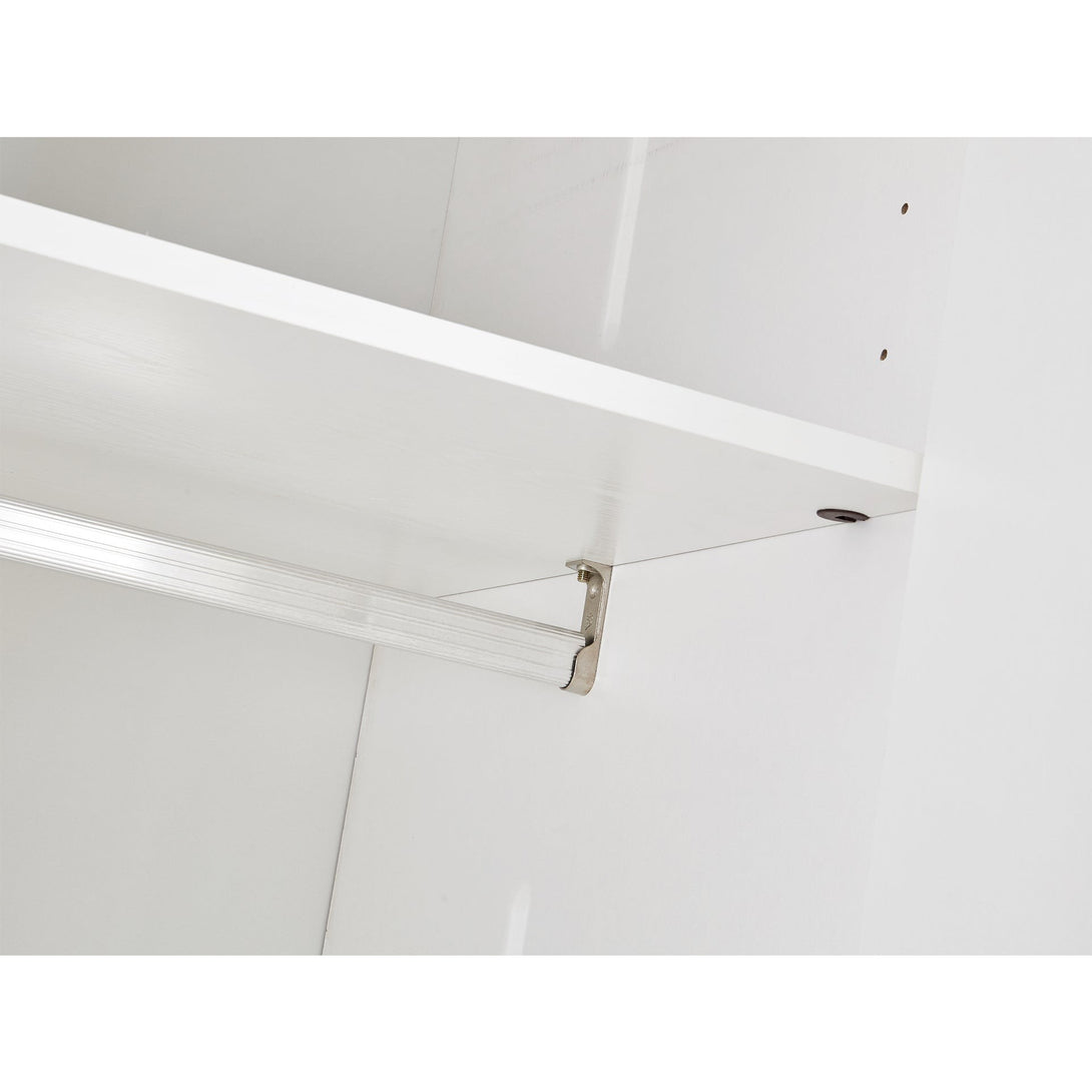 Makalu Wardrobe 3 Door Storage Shelves - White