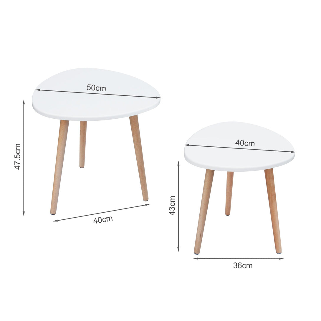 Lonnie 2pcs Coffee Table Side Table