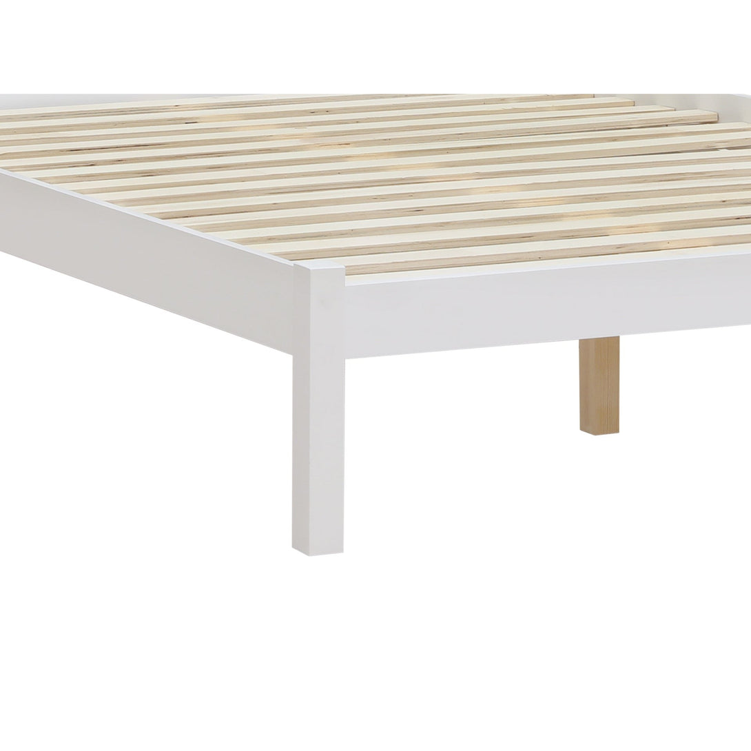 Baker Queen Wooden Bed Frame - White