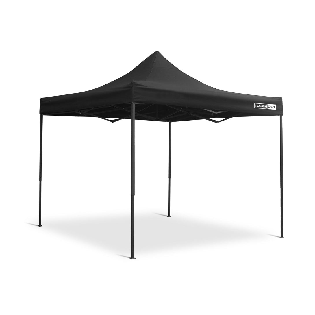 Toughout Breeze Gazebo with 3 Side Walls 3x3m - Black