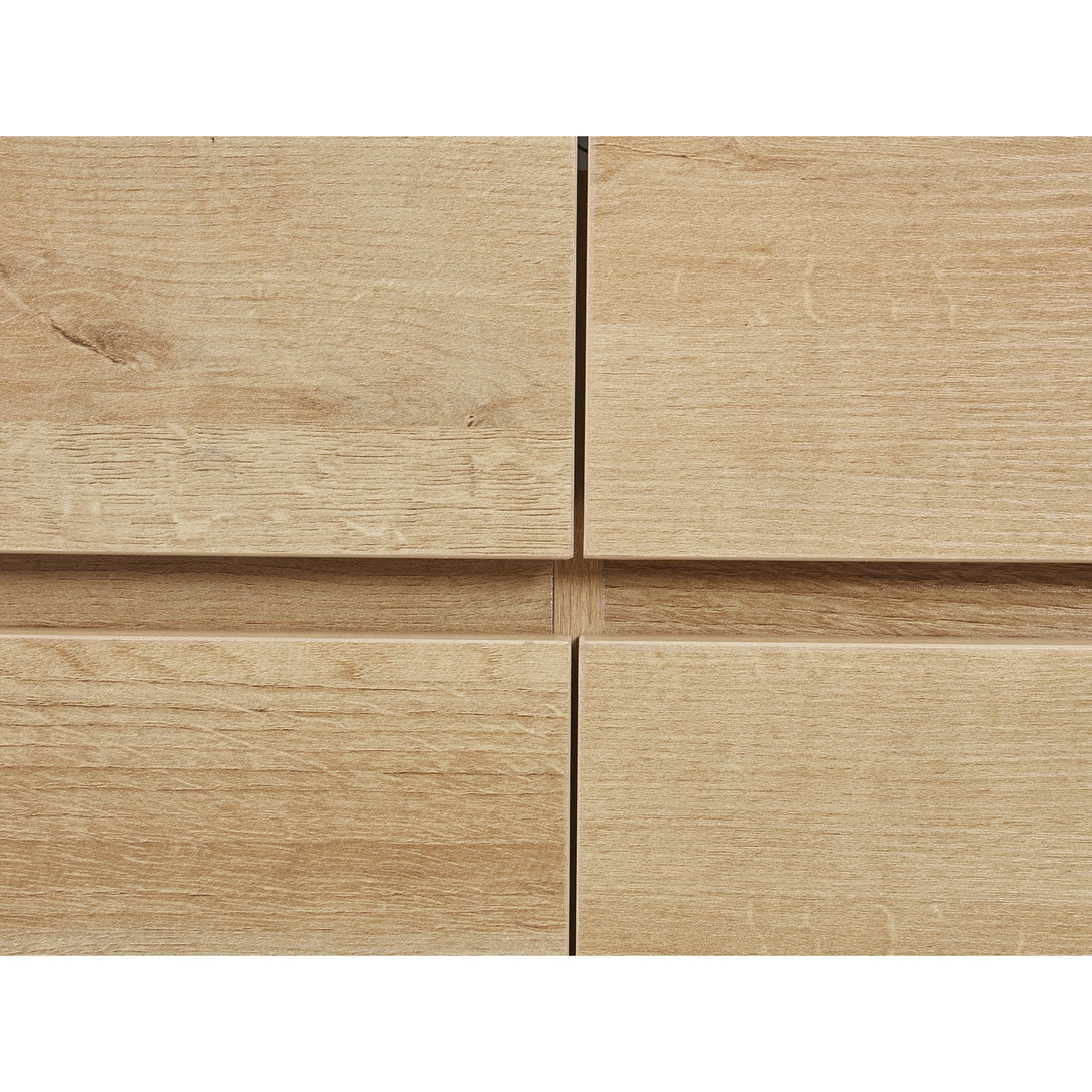 Harris 6 Drawers Low Boy - Oak