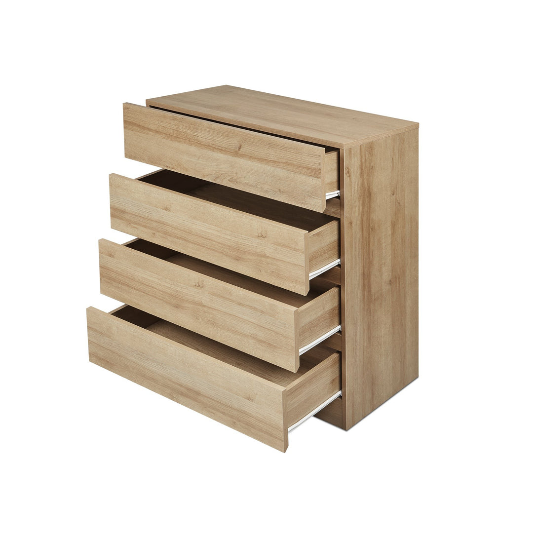 Harris 4 Drawers Tallboy - Oak