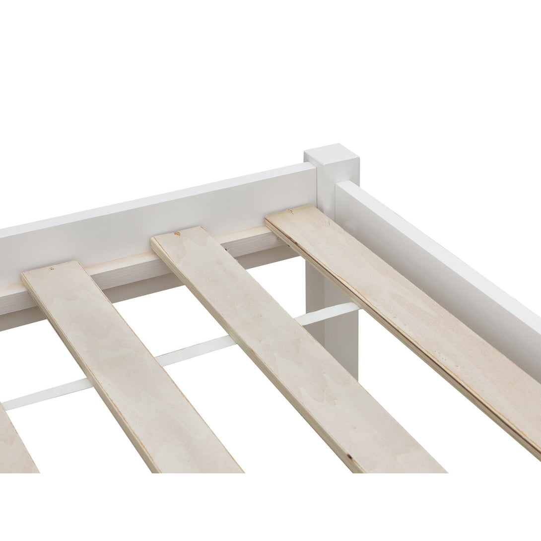 Baker Queen Wooden Bed Frame - White