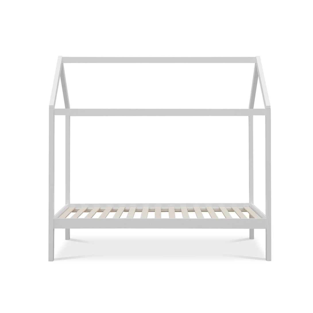 Mayon Single Wooden House Bed Frame - White