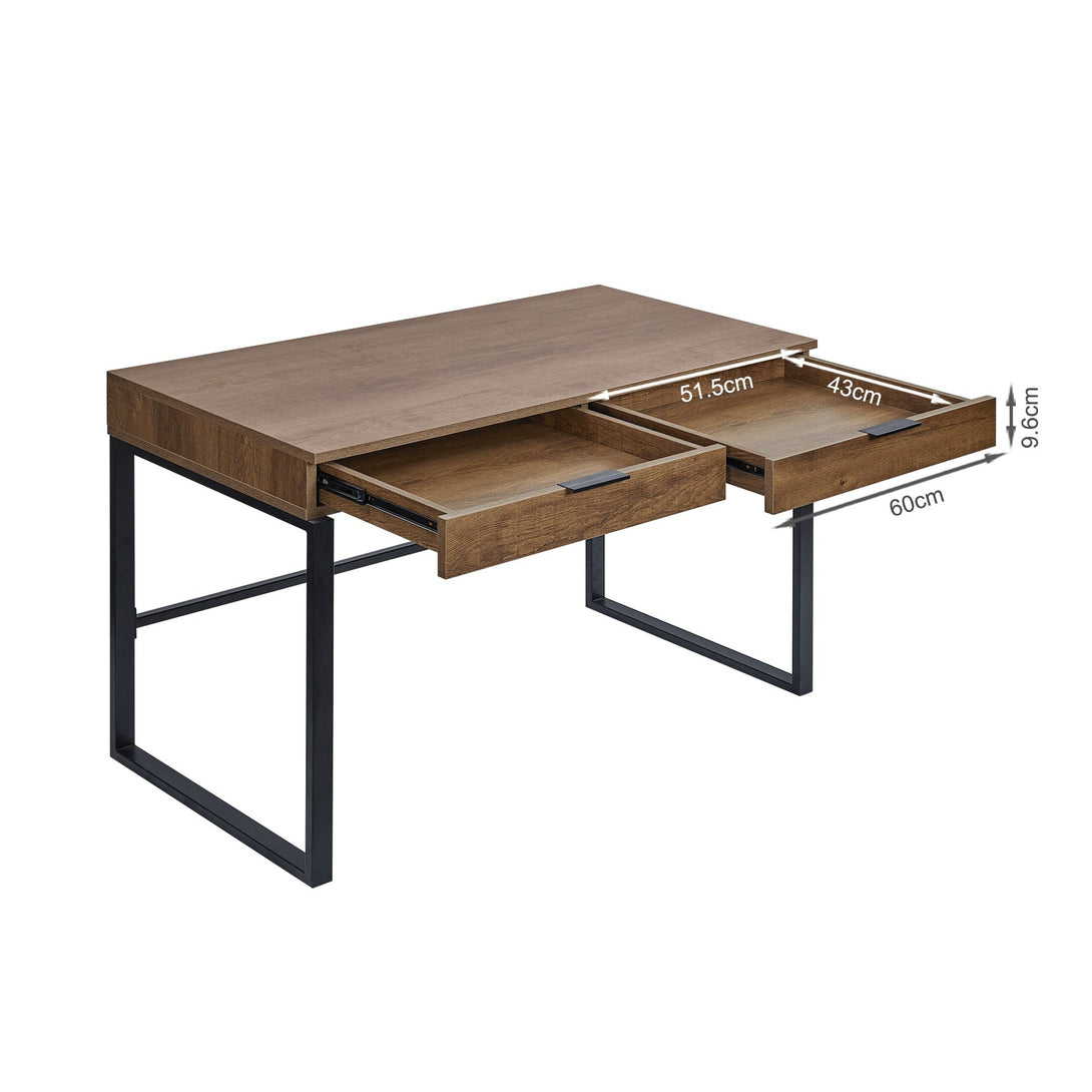 Ocala 120cm Computer Desk - Walnut