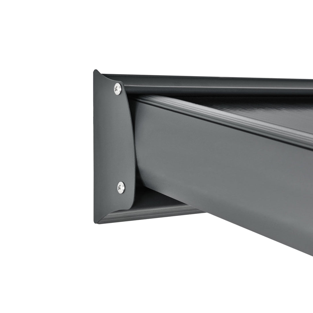 Patio Canopy 20' x 10' ft - 6.18 x 3.03 x 2.58M - CHARCOAL GREY