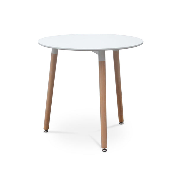 Finley Dining Table Round 80 x 76cm - White