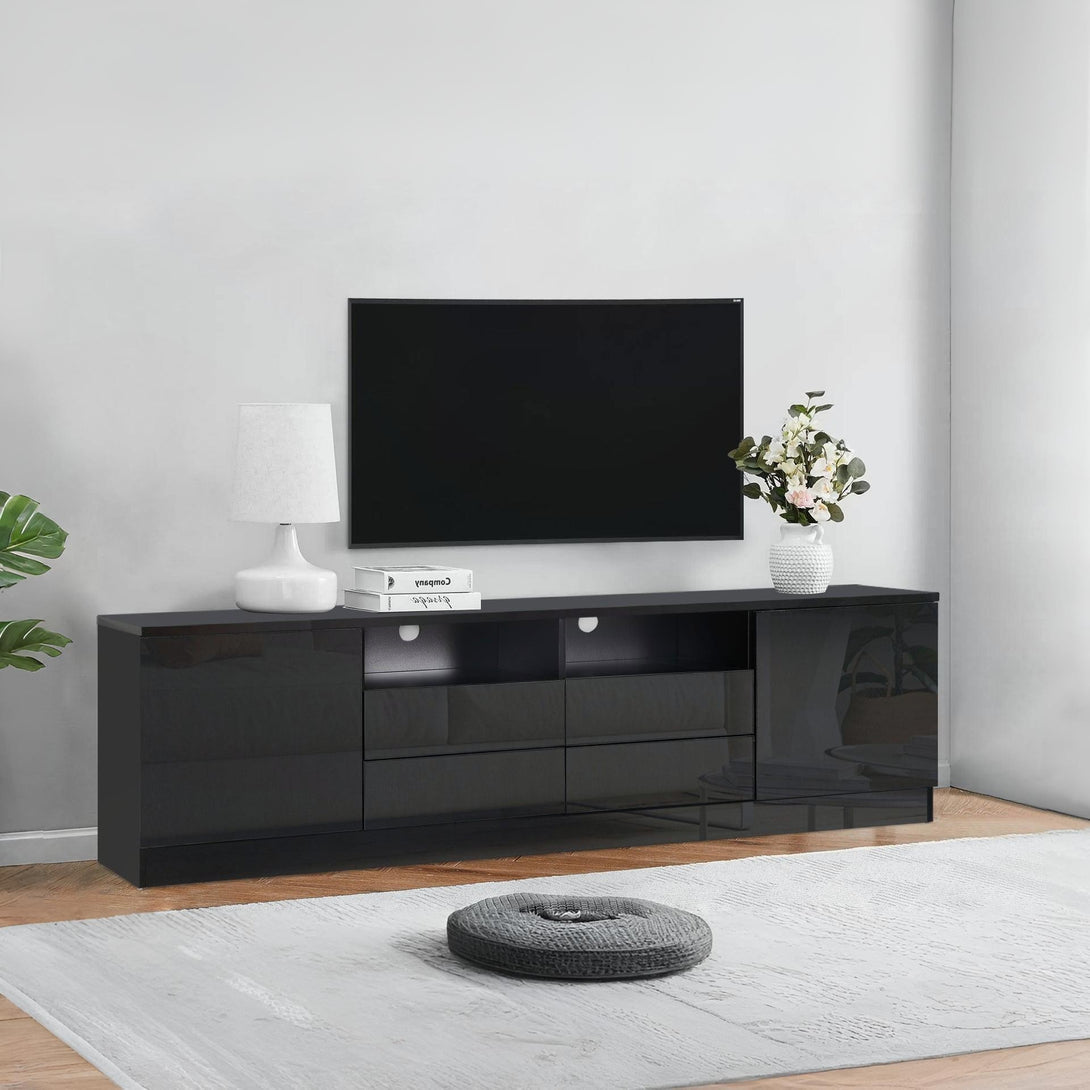 Antler 1.8m Entertainment Unit - Black