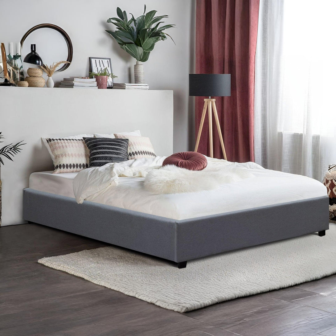 Bromo Queen Bed Frame - Grey