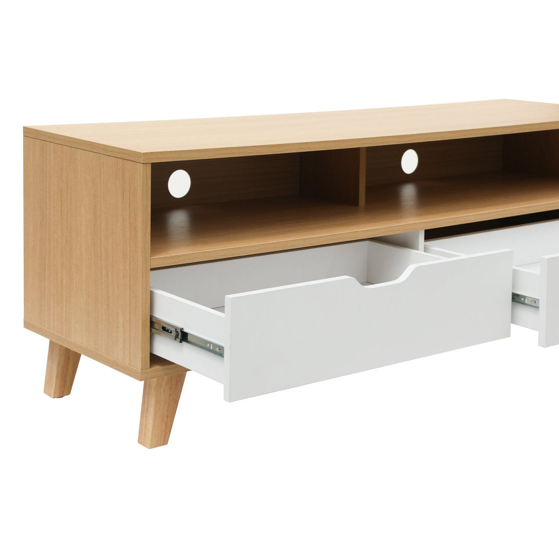 Schertz 1.4m Entertainment Unit - Oak