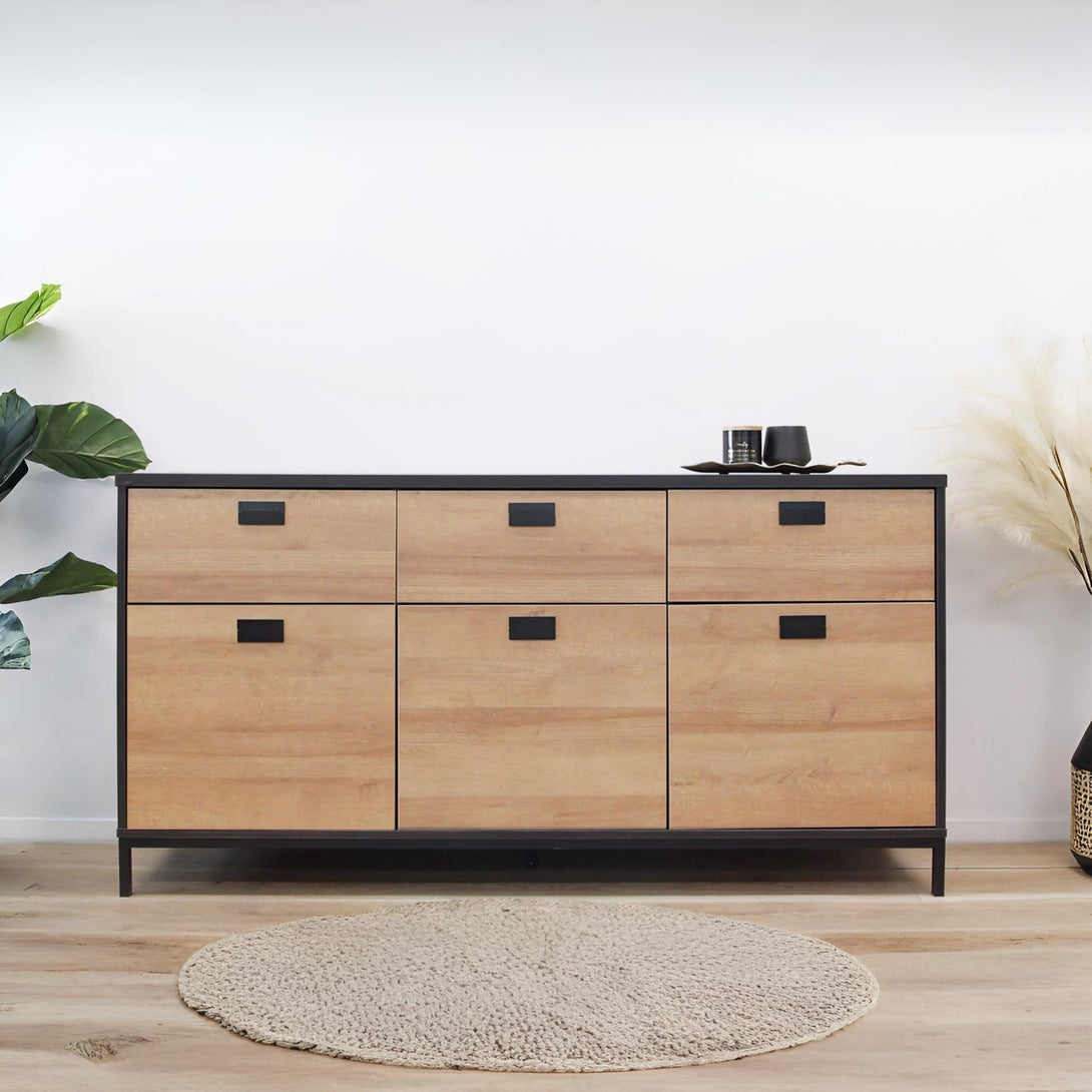 Morris Sideboard Buffet Table - Oak