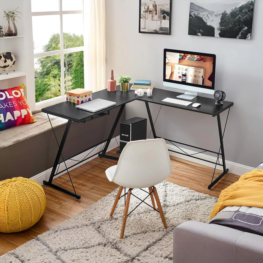Emerson Computer Desk Corner Desk - Black
