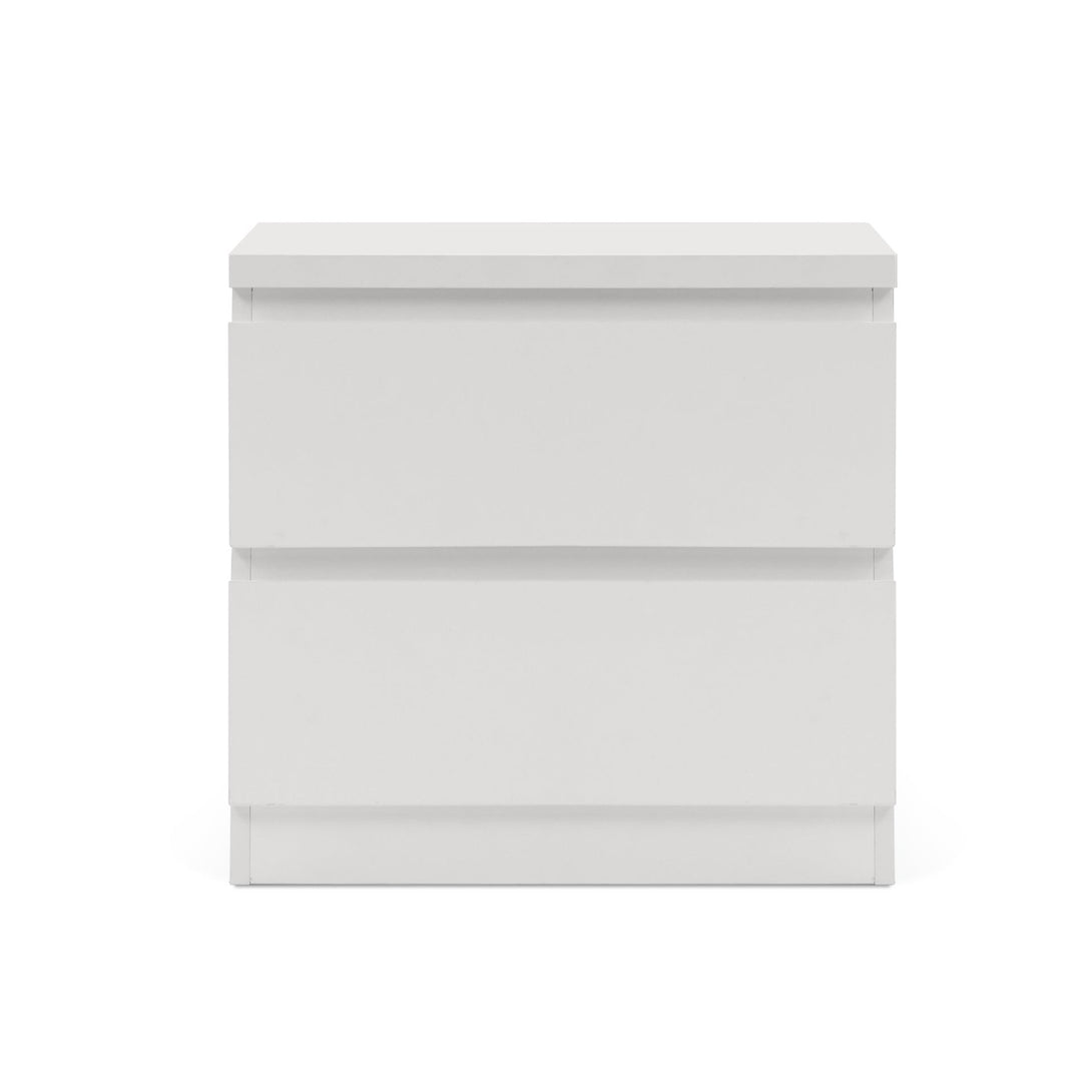 Tongass Wooden Bedside Table - White