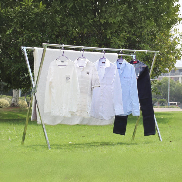Stainless Steel Foldable Clothes Drying Rack Stand Clothes Rack Airer