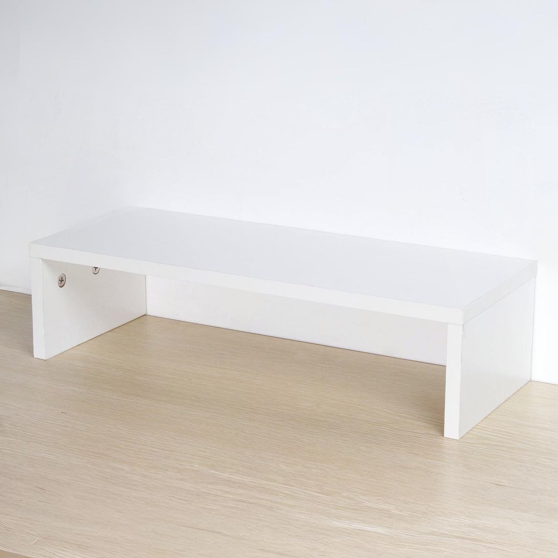Computer Monitor Stand Laptop Stand Riser - White