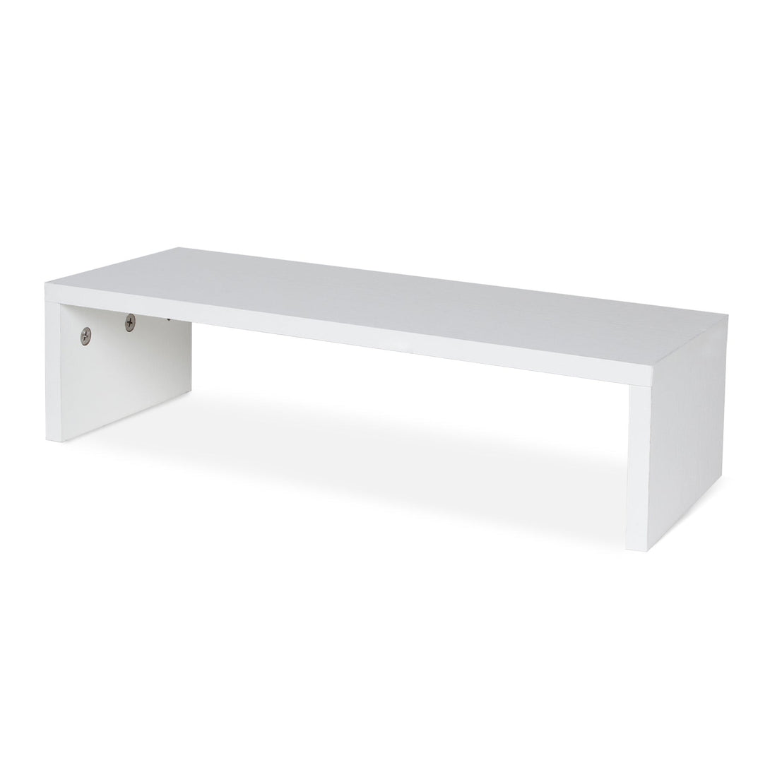 Computer Monitor Stand Laptop Stand Riser - White