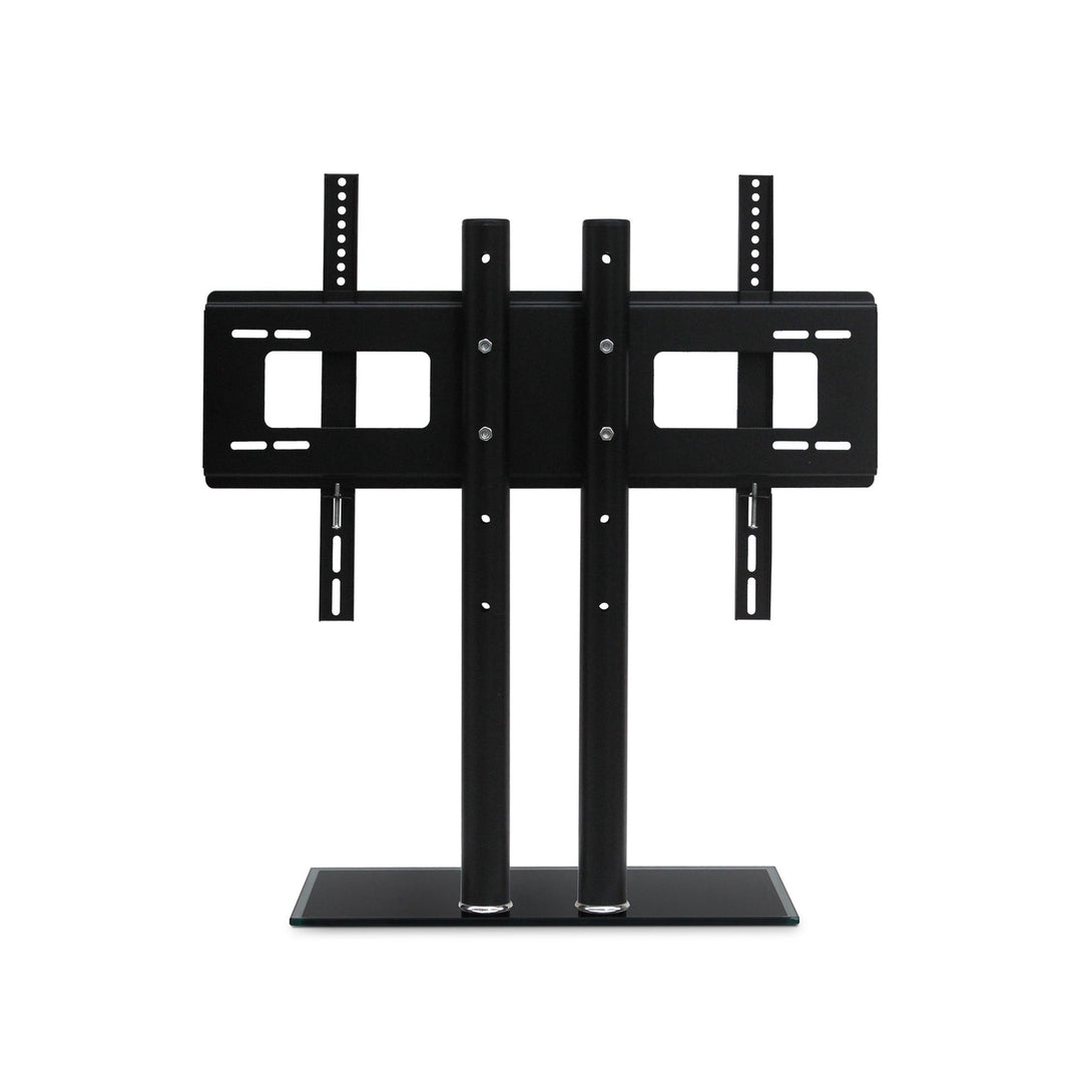 TV Stand With Glass Base Height Adjustable 32-70"
