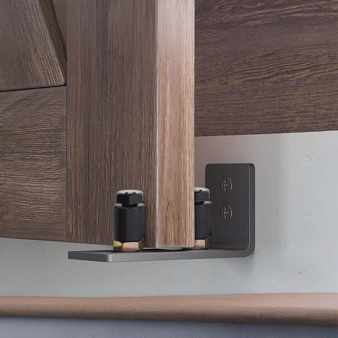 Sliding Barn Door Hardware Bottom Floor Guide Set