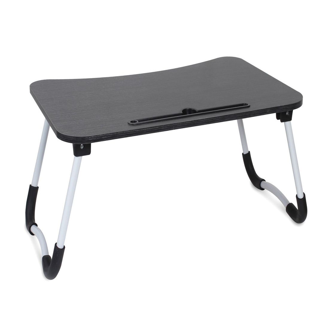Portable Anti-Slip Laptop Desk Laptop Tray Table - Black