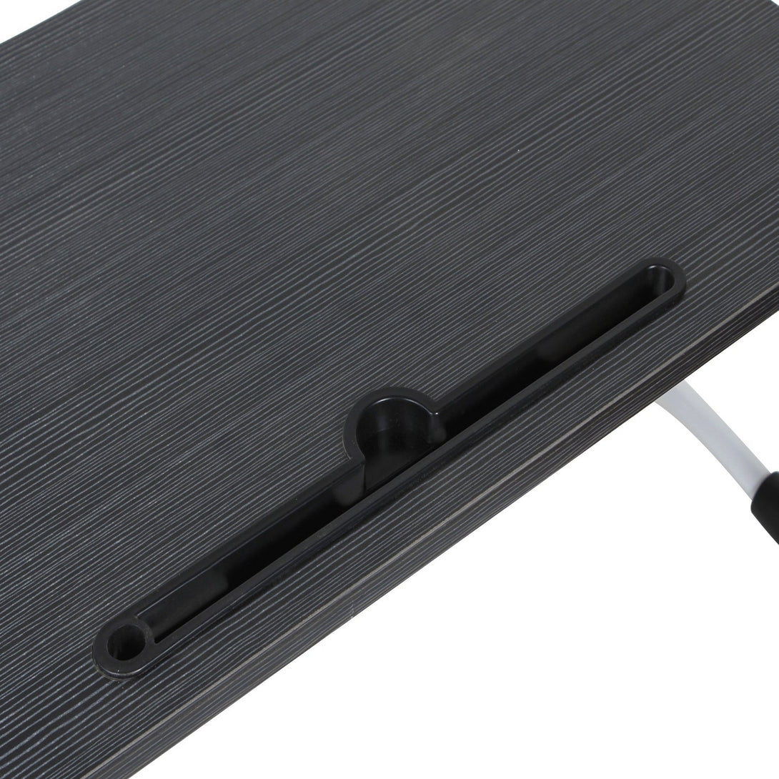 Portable Anti-Slip Laptop Desk Laptop Tray Table - Black