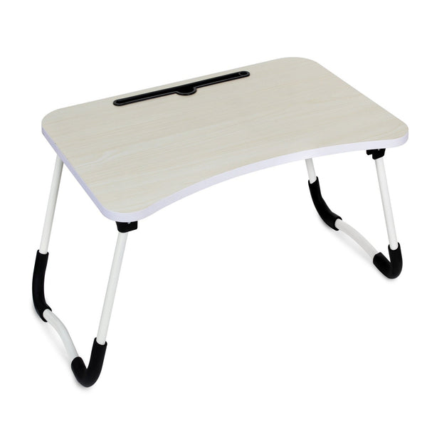 Portable Anti-Slip Laptop Desk Laptop Tray Table - White